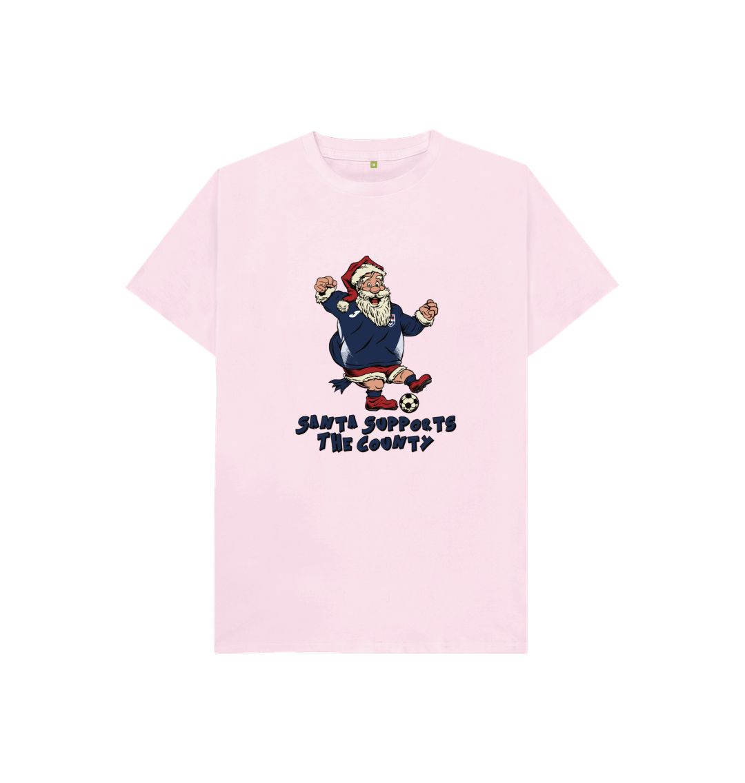 Pink Ross County Kids Santa T-shirt