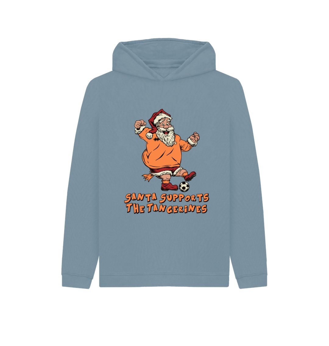 Stone Blue Dundee United Kids Santa Hoody