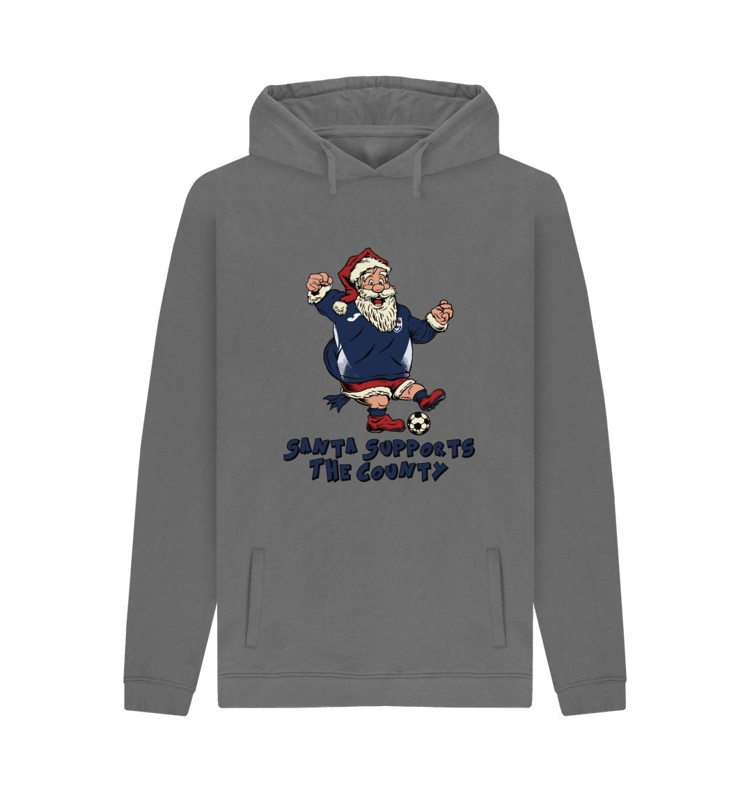 Slate Grey Ross County Men's Santa Hoody