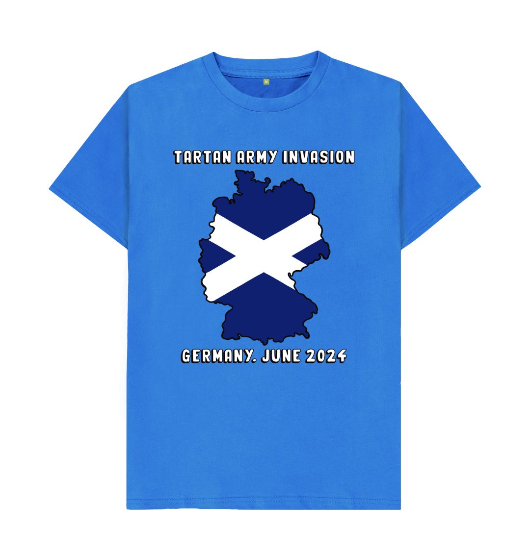 Bright Blue Scotland Football Euro 2024 Germany