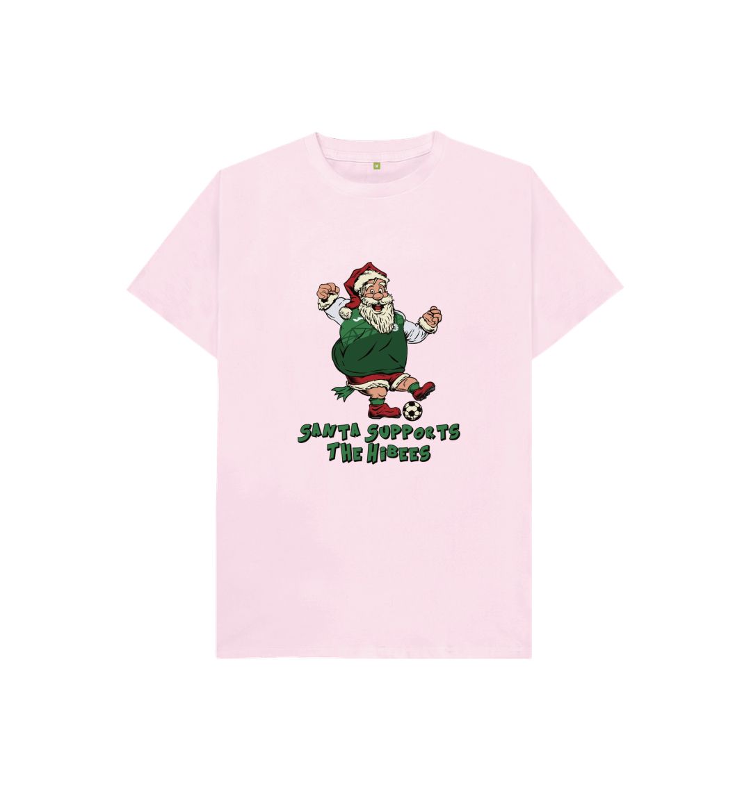 Pink Hibernian Kids Santa T-shirt