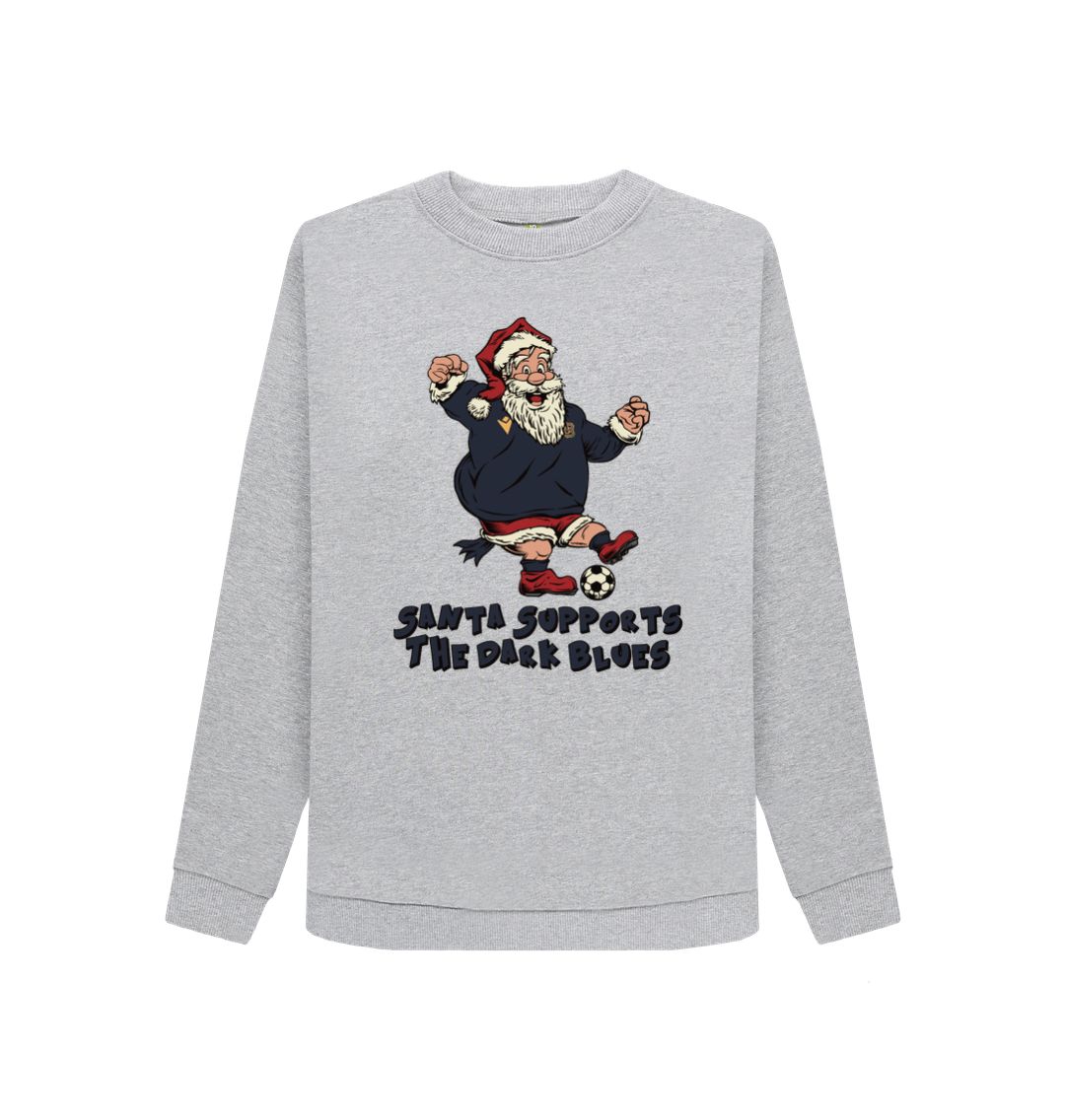 Light Heather Dundee FC Women's Santa Jumper