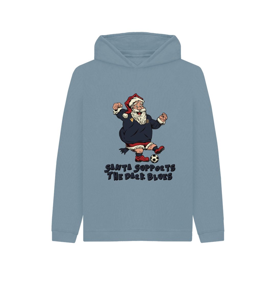 Stone Blue Dundee FC Kids Santa Hoody