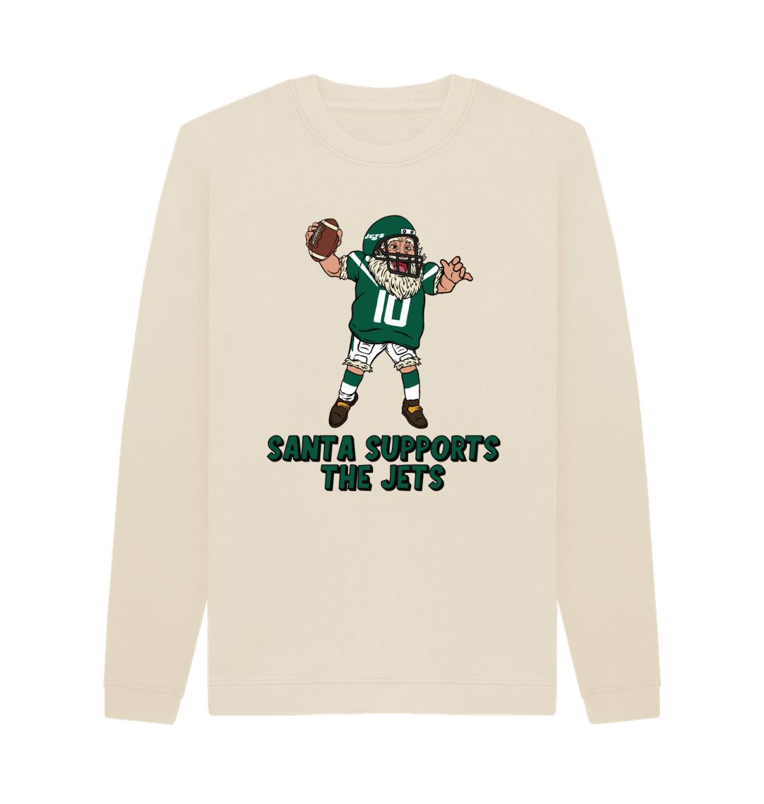 Oat New York Jets Premium Men's Santa Jumper