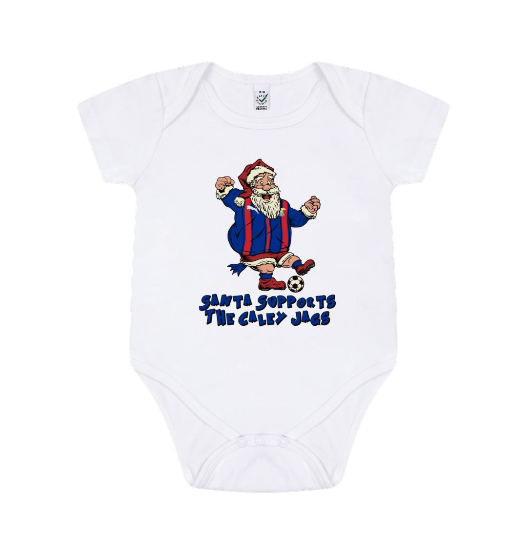 White Inverness Baby Grow