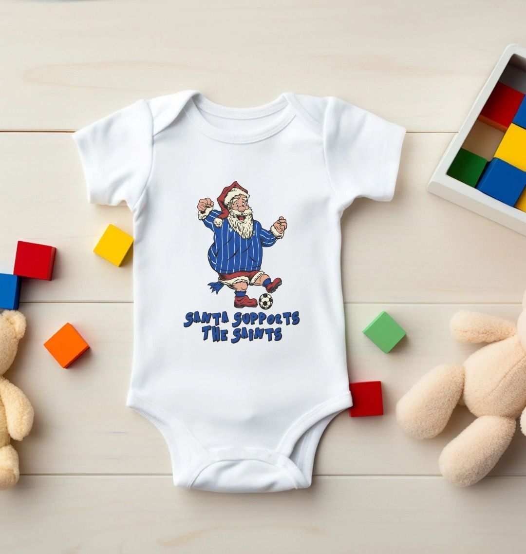 St Johnstone Santa Baby Grow