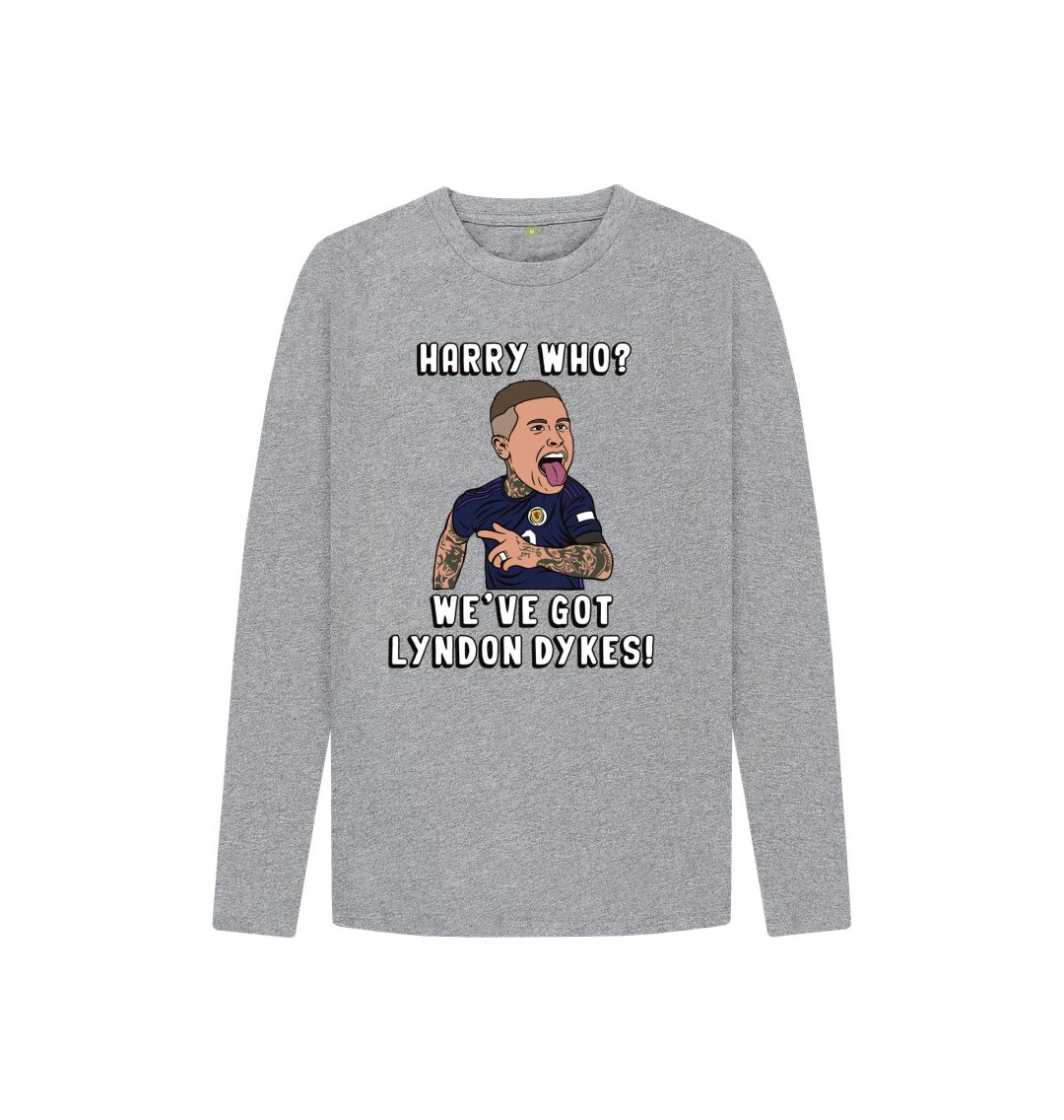 Athletic Grey Scotland Euro 2024 Kid's Long Sleeved T-shirt Lydon Dykes