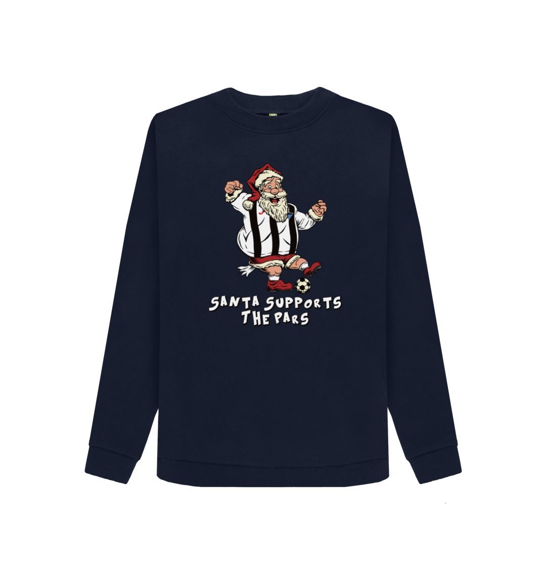 Navy Blue Dunfermline Women's Santa Jumper