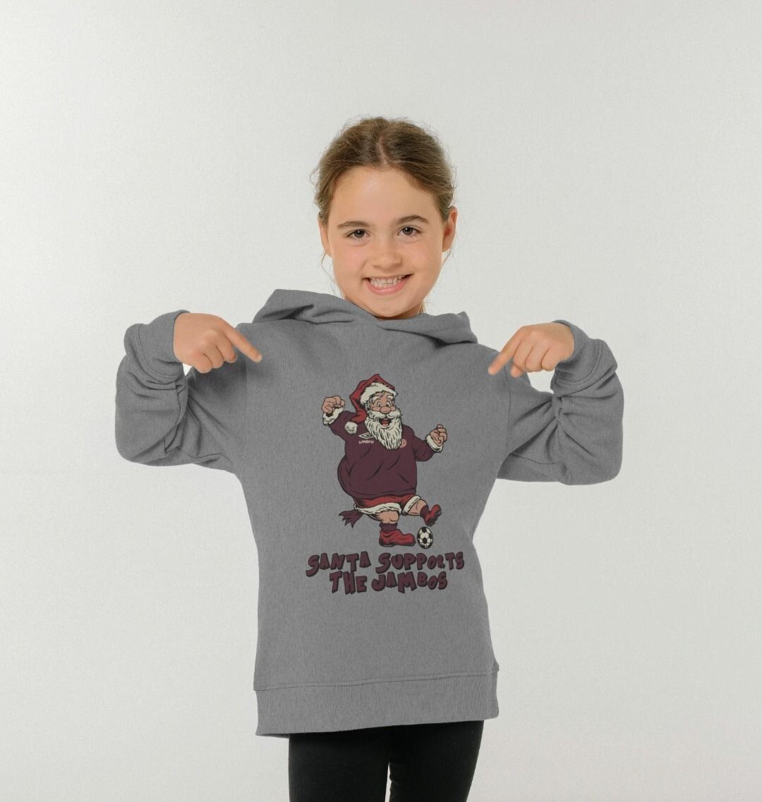 Hearts Kids Santa Hoody