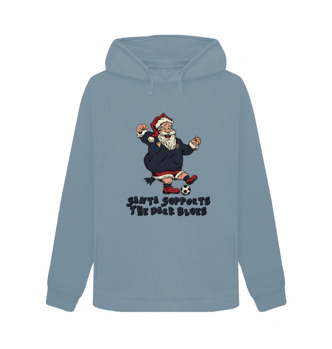 Stone Blue Dundee FC Women's Santa Hoody