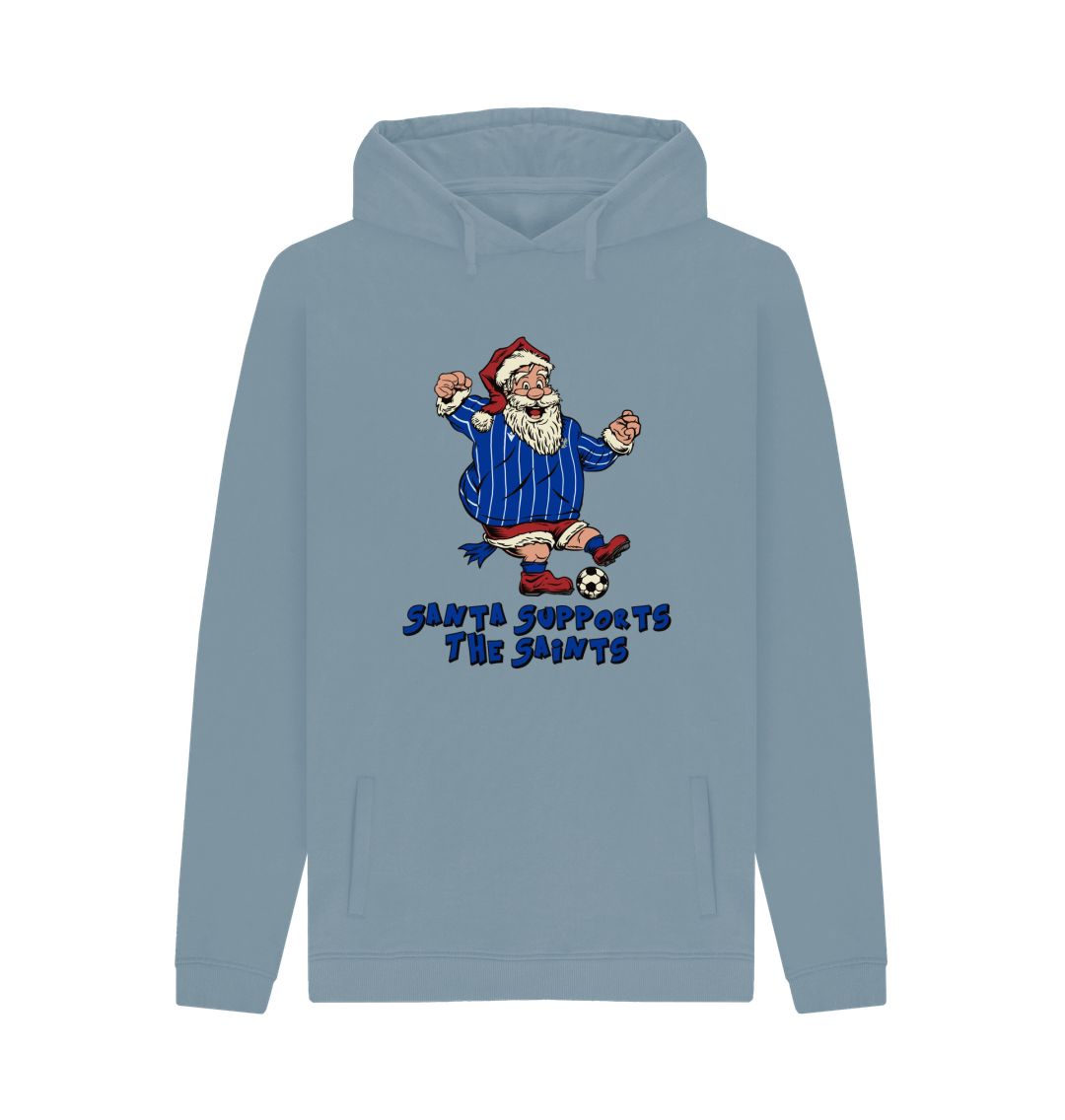 Stone Blue St Johnstone Men's Santa Hoody