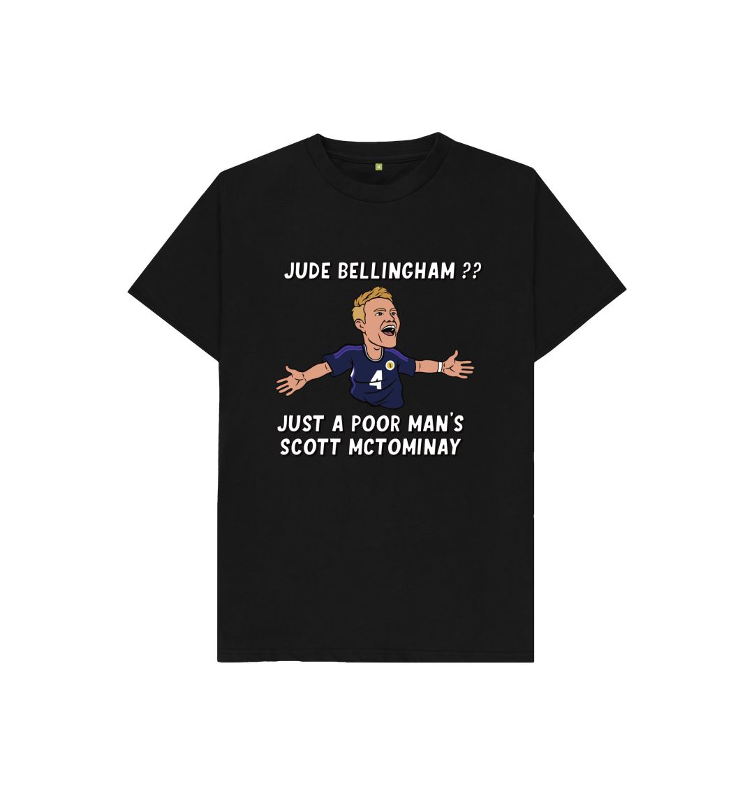 Black Scotland Euro 2024 Kid's McTominay T-shirt