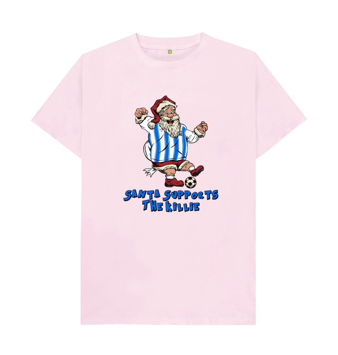 Pink Kilmarnock Men's Santa T-shirt