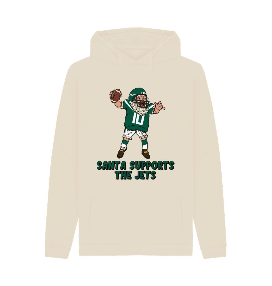 Oat New York Jets Santa Hoody (Green text)