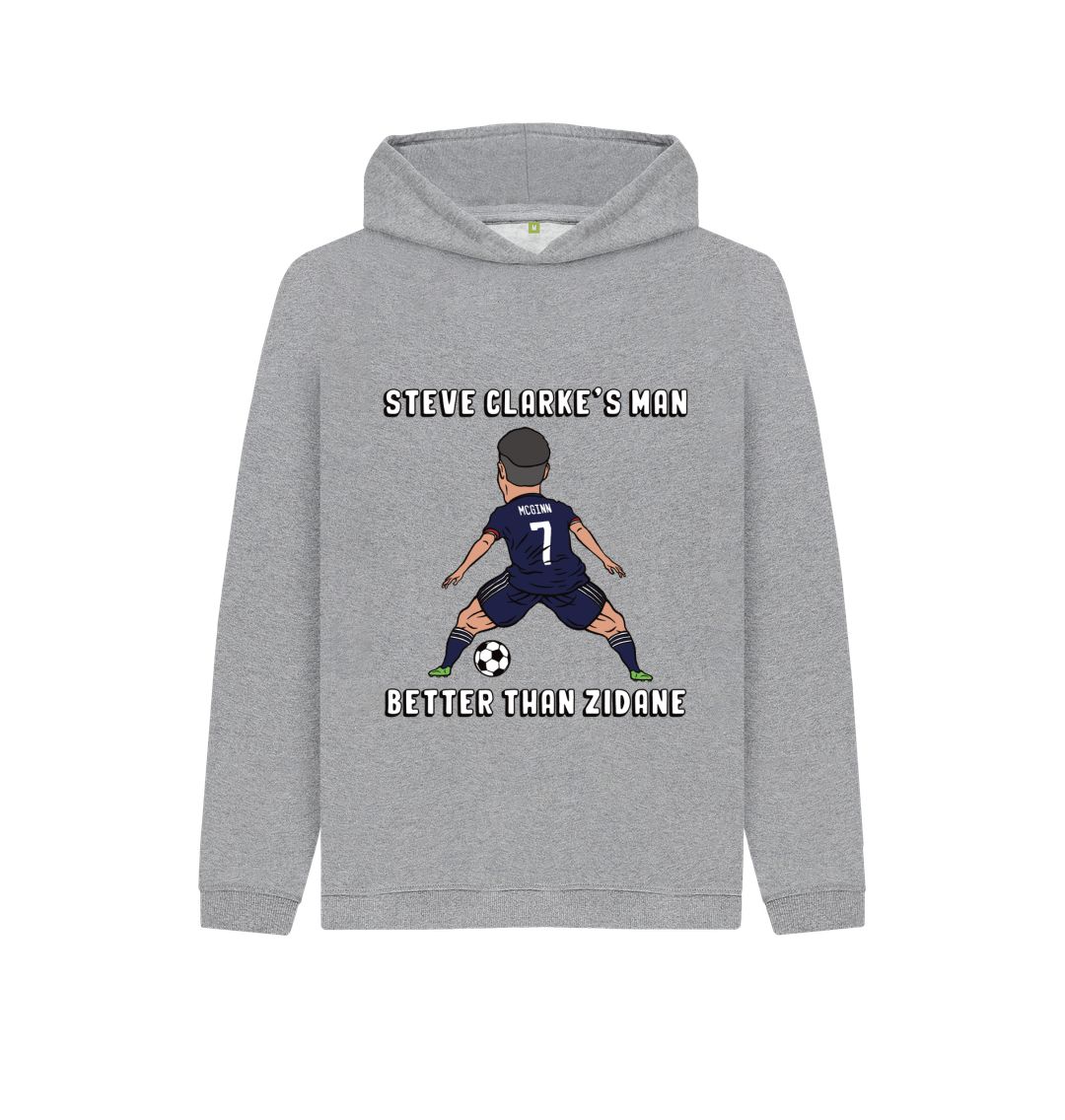 Athletic Grey Scotland Euro 2024 Unisex Kids Hoody - John McGinn