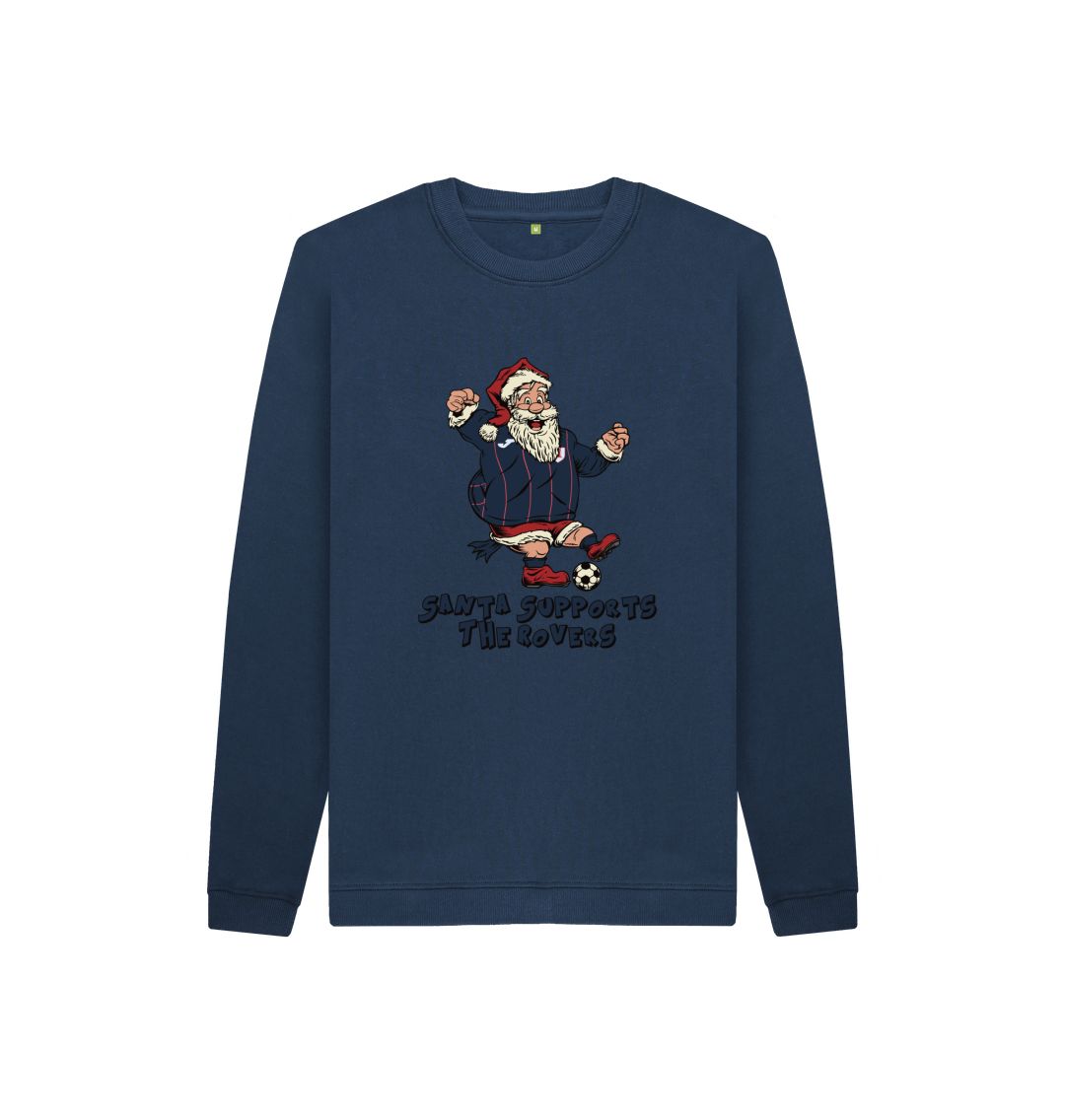 Navy Blue Raith Rovers Kids Santa Jumper