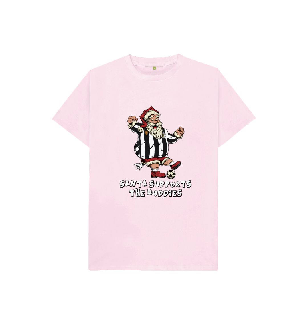 Pink St Mirren Kids Santa T-shirt