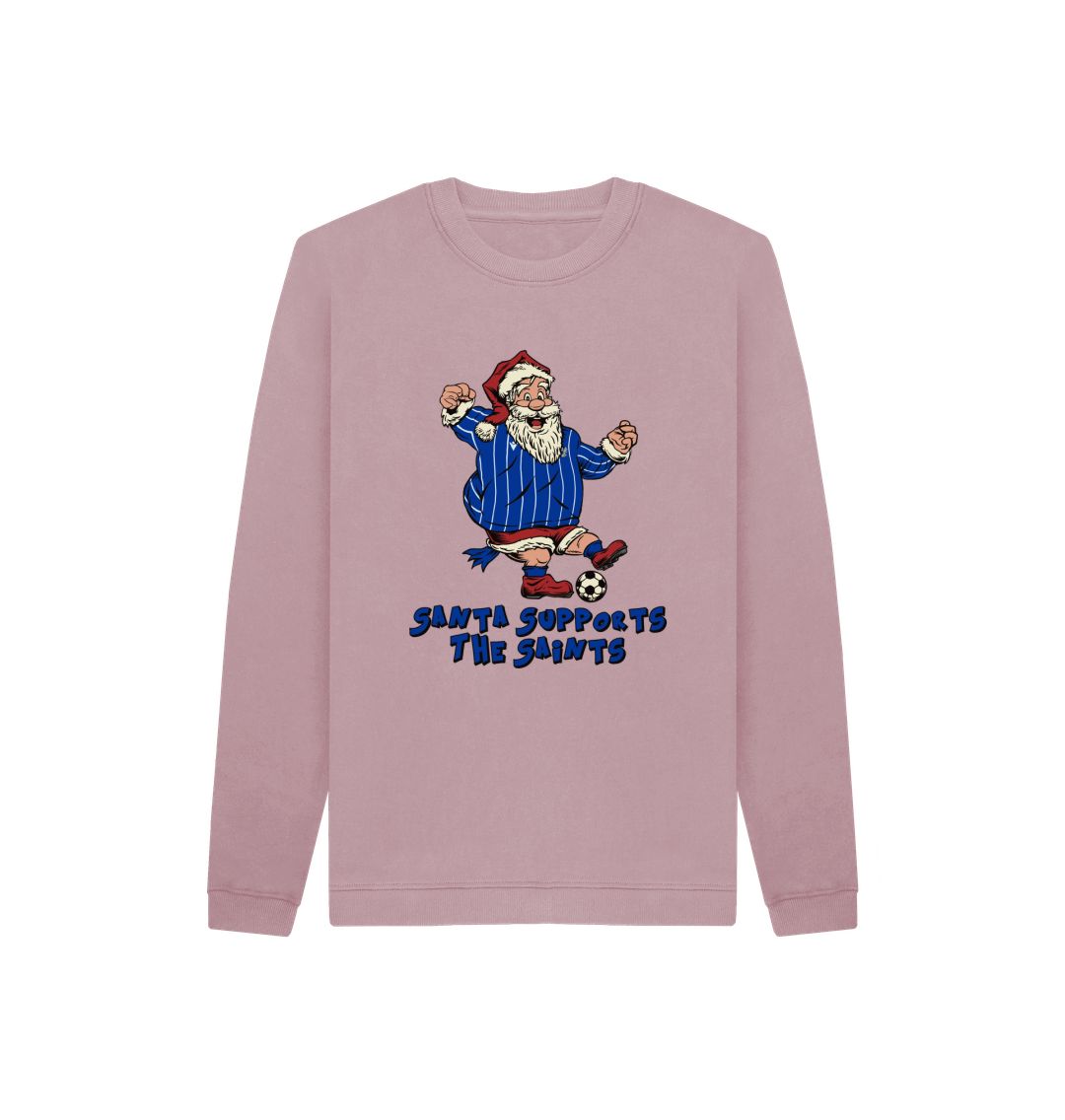 Mauve St Johnstone Kids Santa Jumper