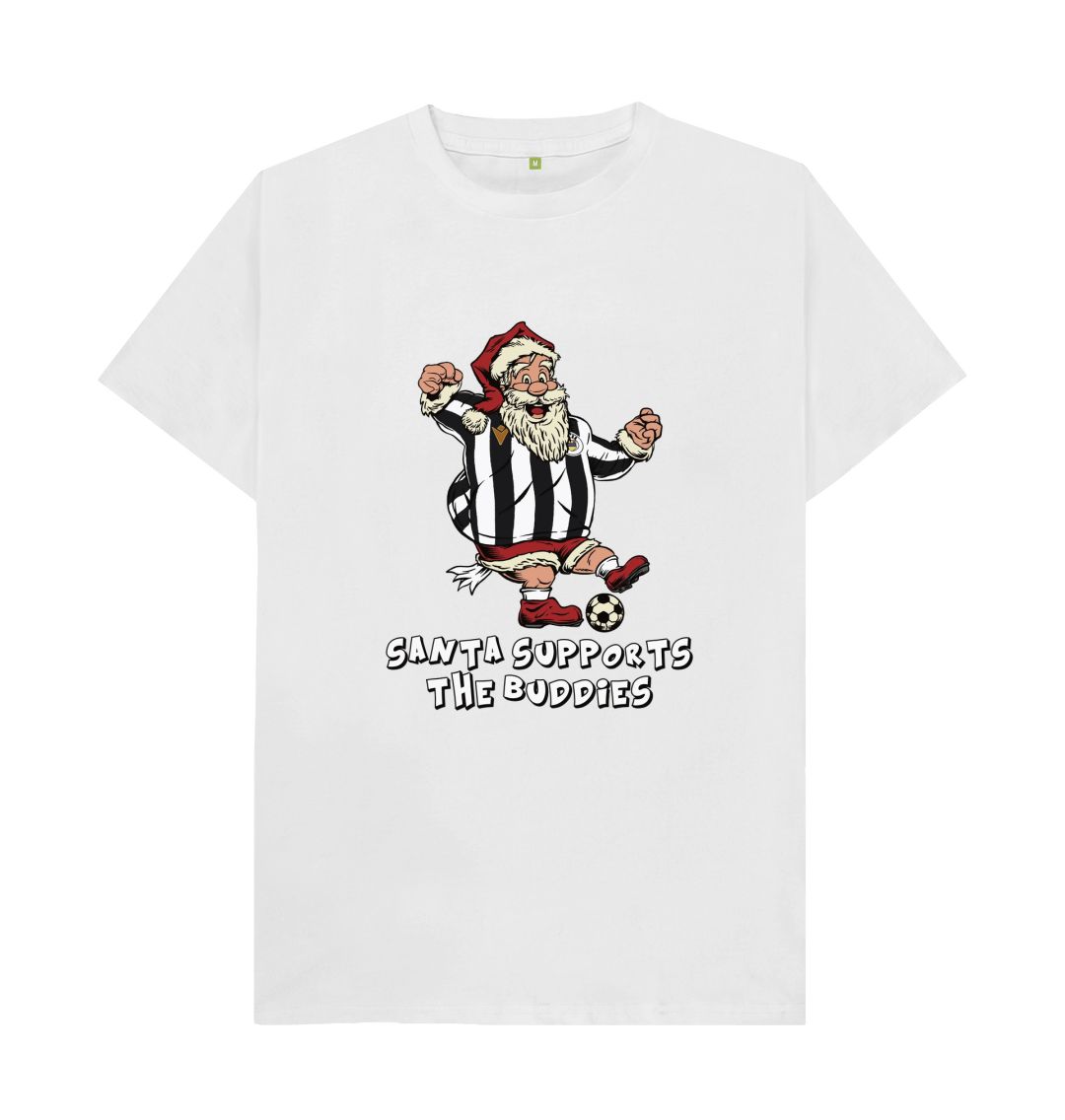 White St Mirren Men's Santa T-shirt