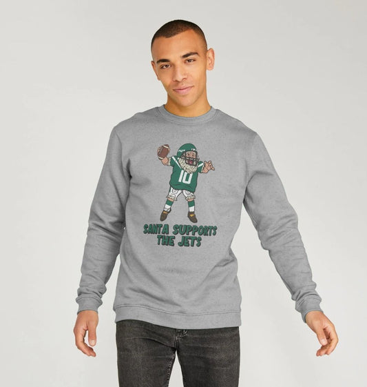 New York Jets Premium Men's Santa Jumper