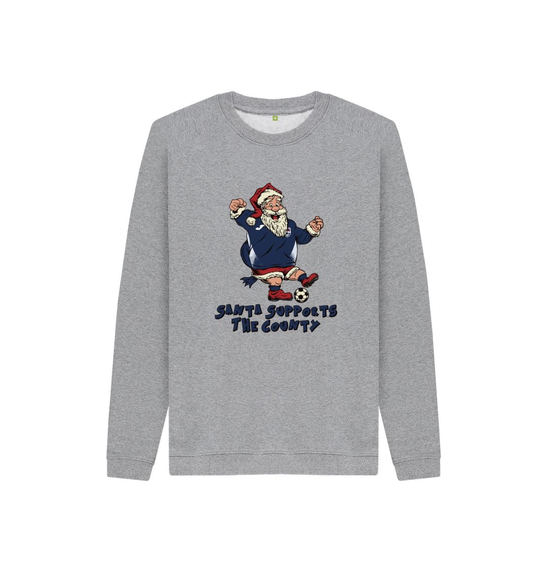 Athletic Grey Ross County Kids Santa Jumper