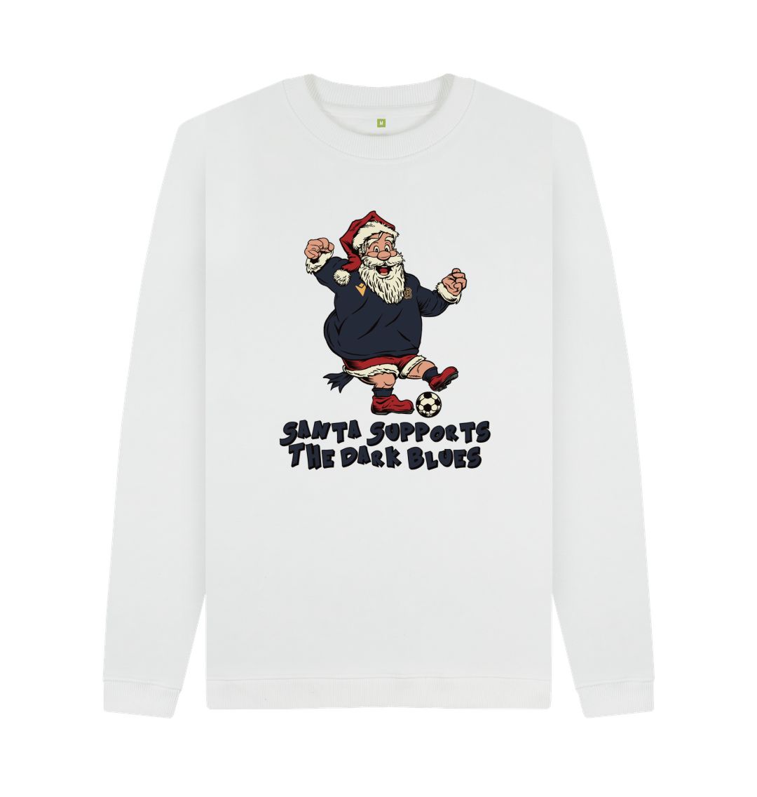 White Dundee FC Men's Santa Jumper