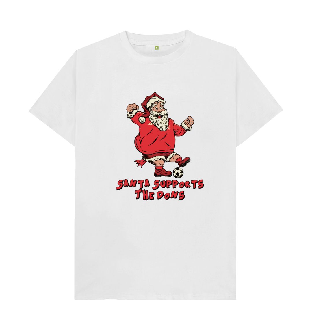 White Aberdeen Men's Santa T-shirt