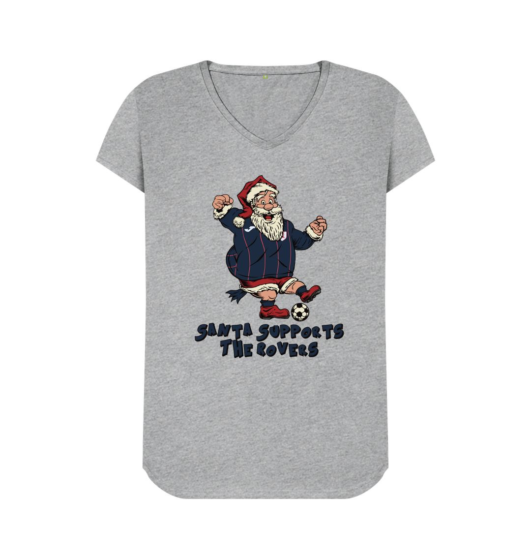 Athletic Grey Raith Rovers Women's V Neck T-shirt