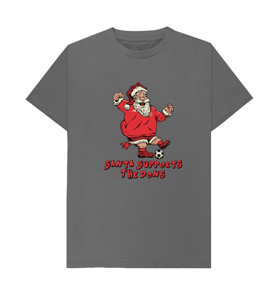 Slate Grey Aberdeen Men's Santa T-shirt