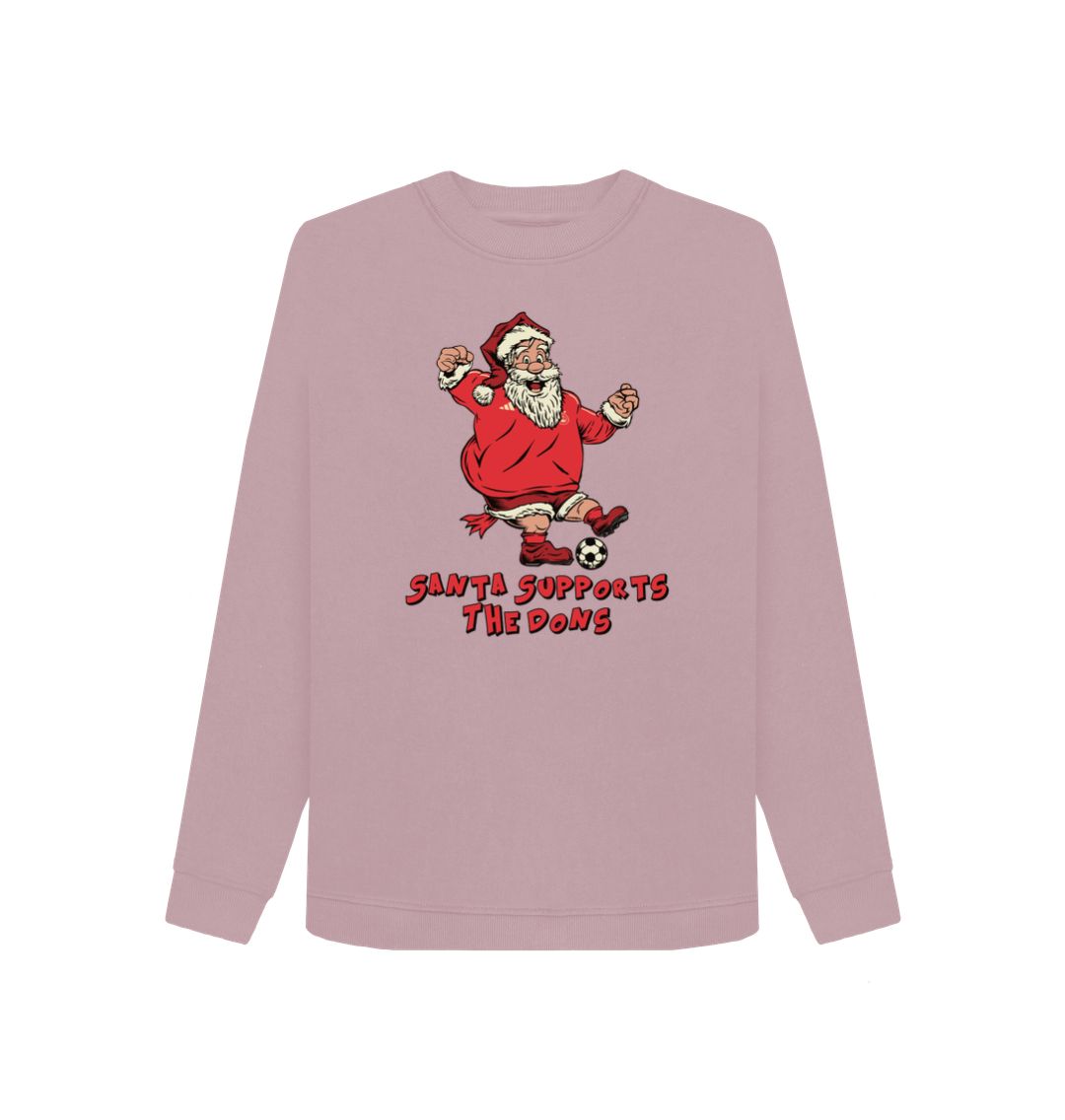 Mauve Aberdeen Women's Santa Jumper