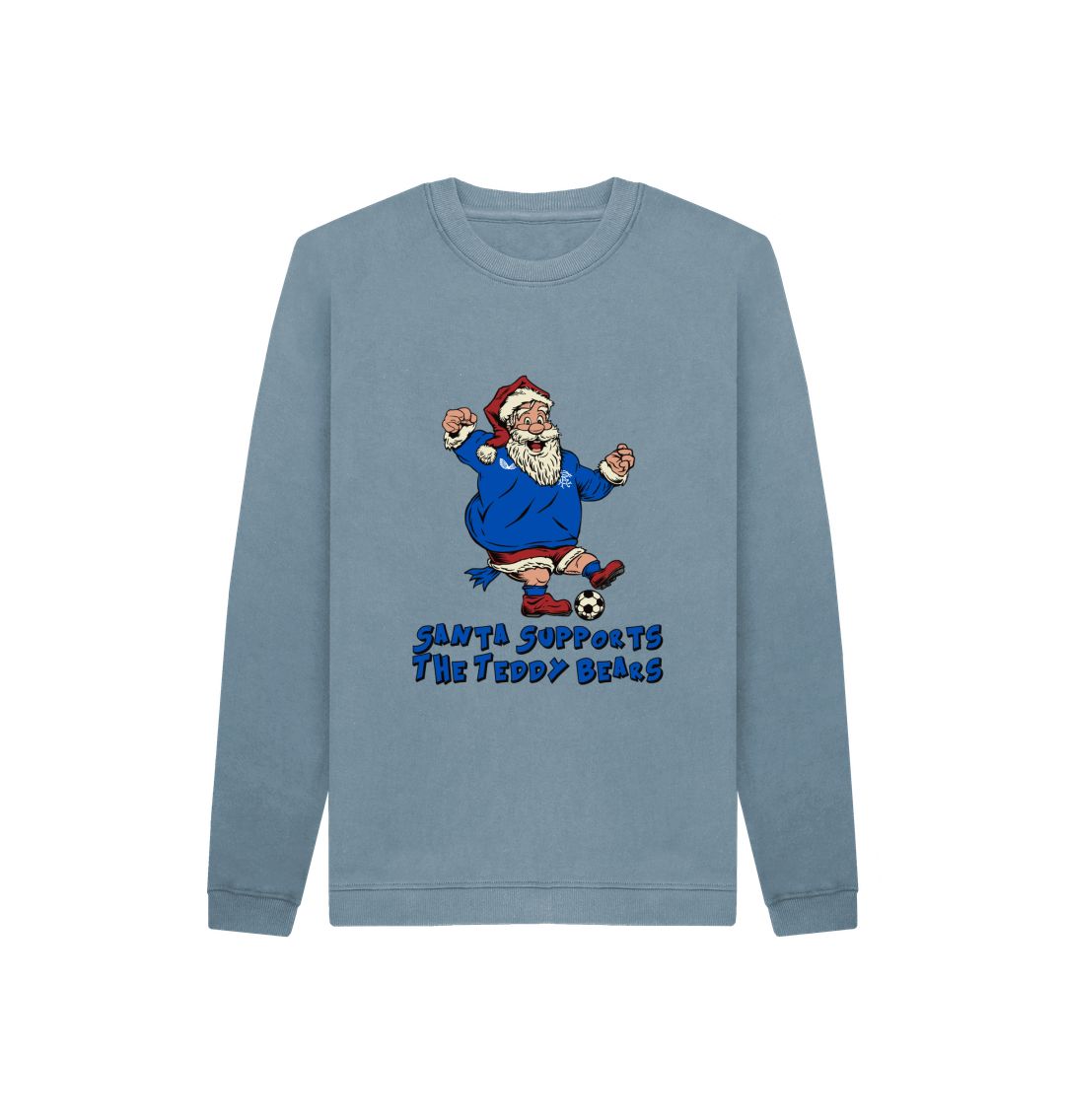 Stone Blue Rangers Kids Santa Jumper