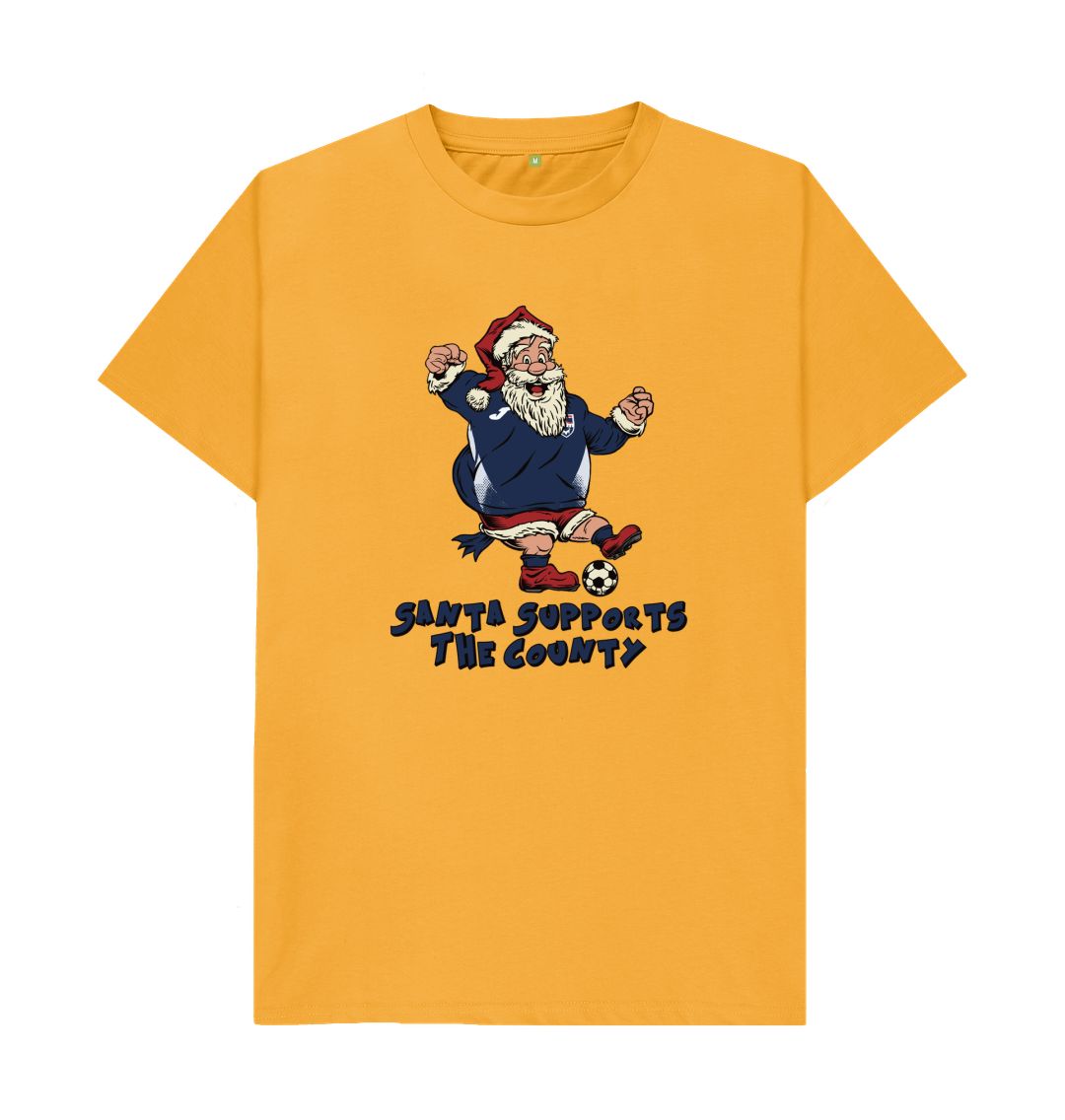 Mustard Ross County Men's Santa T-shirt