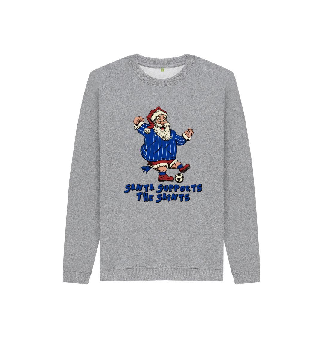 Athletic Grey St Johnstone Kids Santa Jumper