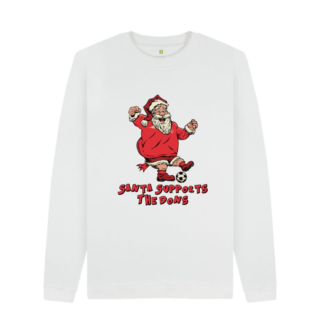 White Aberdeen Men's Santa Jumper