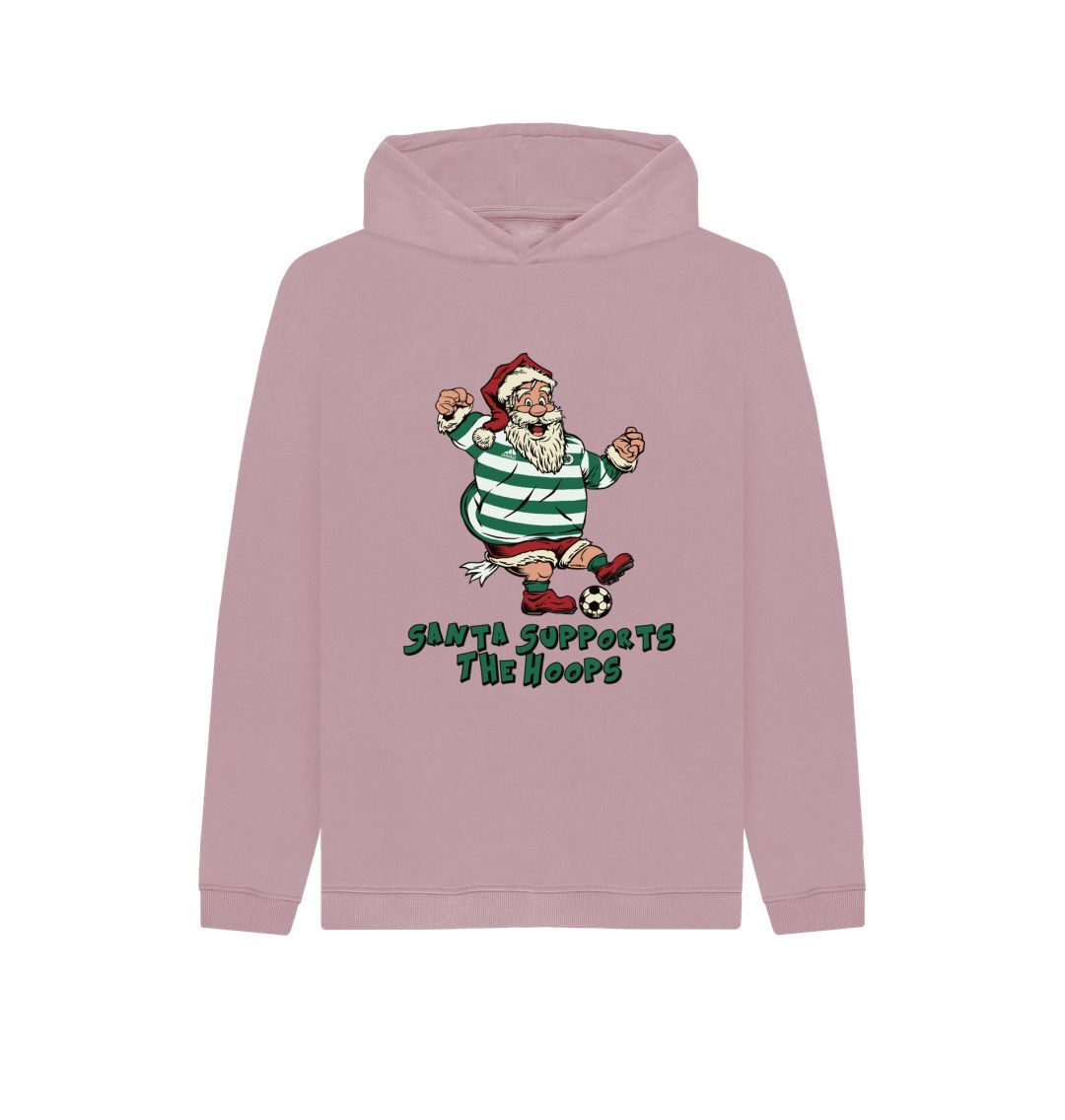 Mauve Celtic Kids Santa Hoody