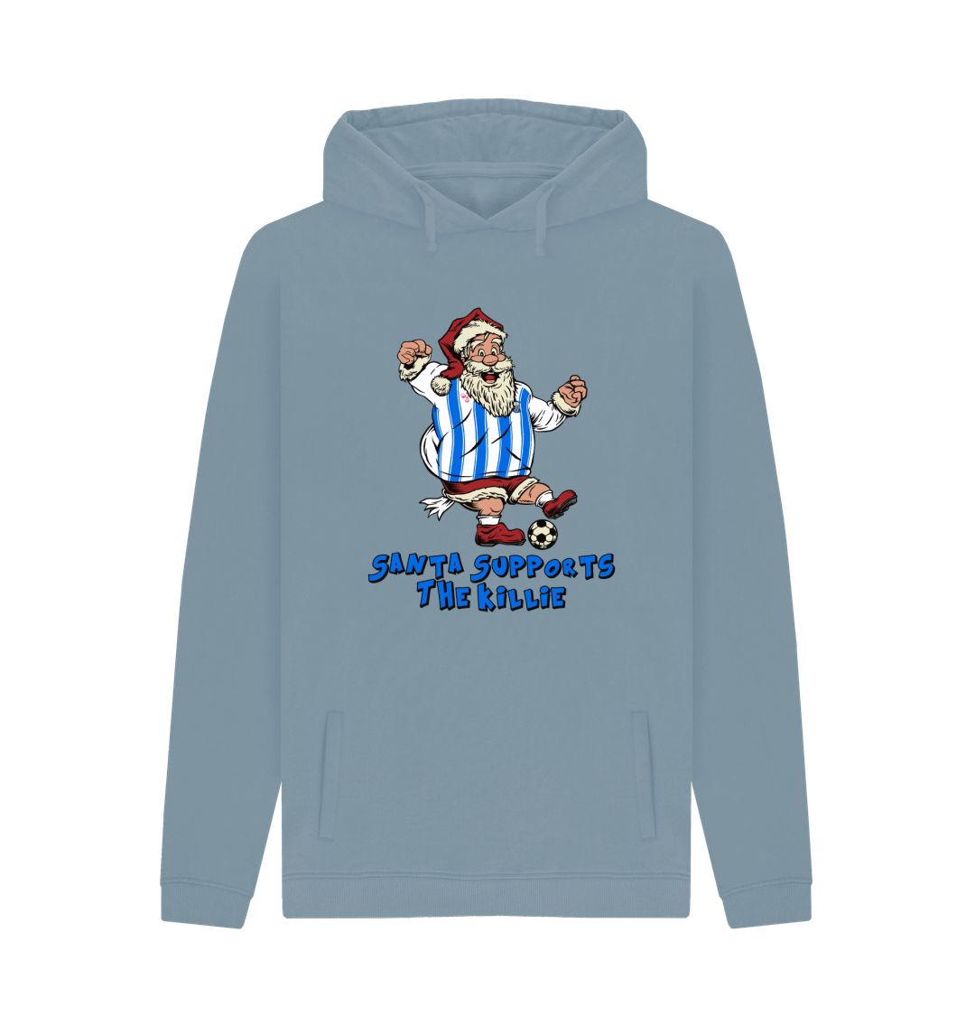 Stone Blue Kilmarnock Men's Santa Hoody