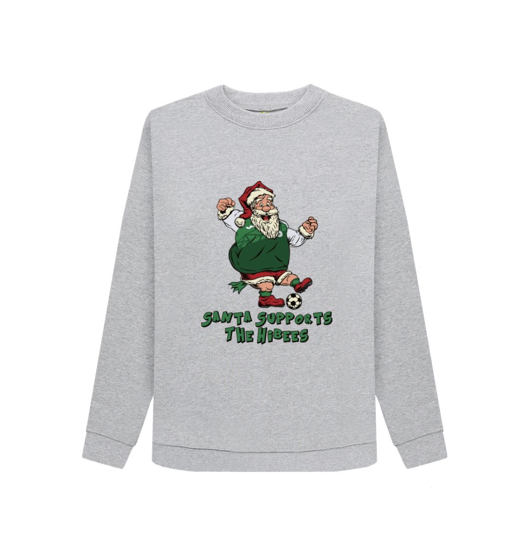 Light Heather Hibernian Women's Santa Jumper