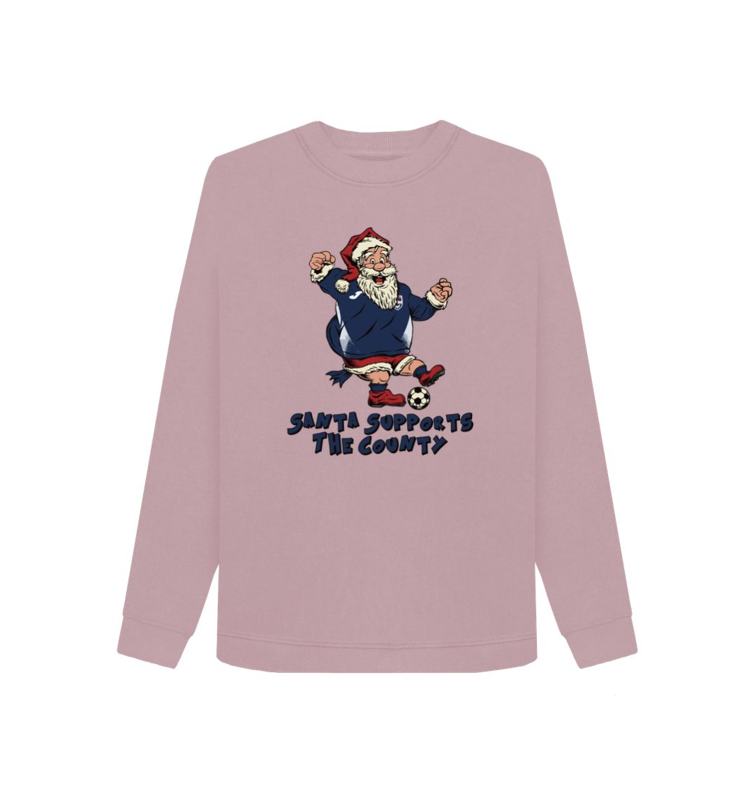 Mauve Ross County Women's Santa Jumper