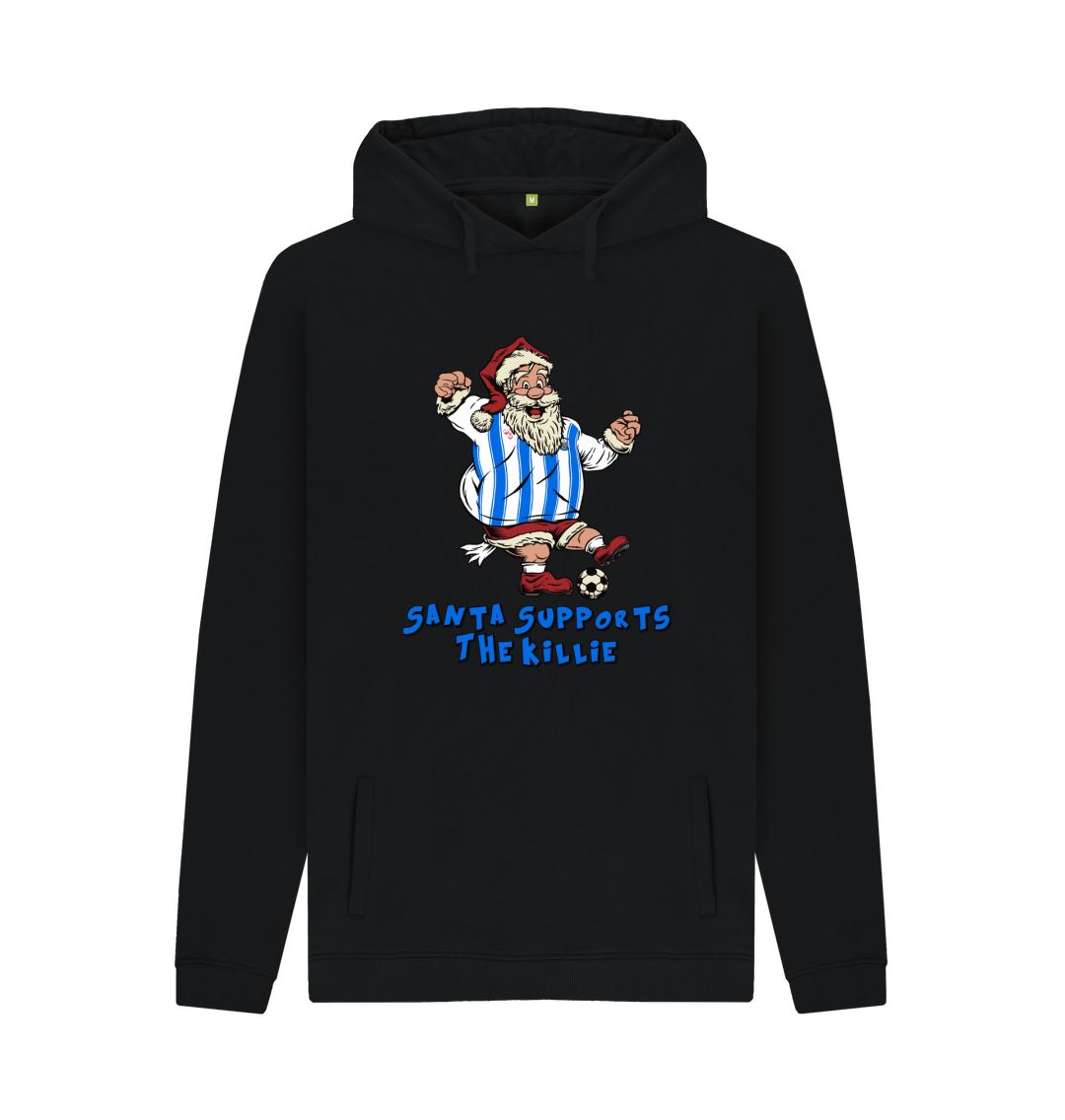 Black Kilmarnock Men's Santa Hoody