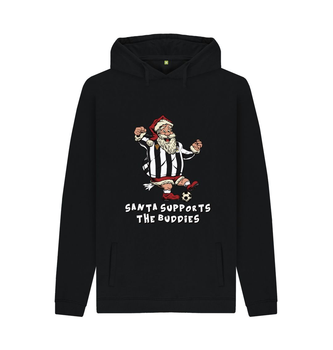 Black St Mirren Men's Santa Hoody