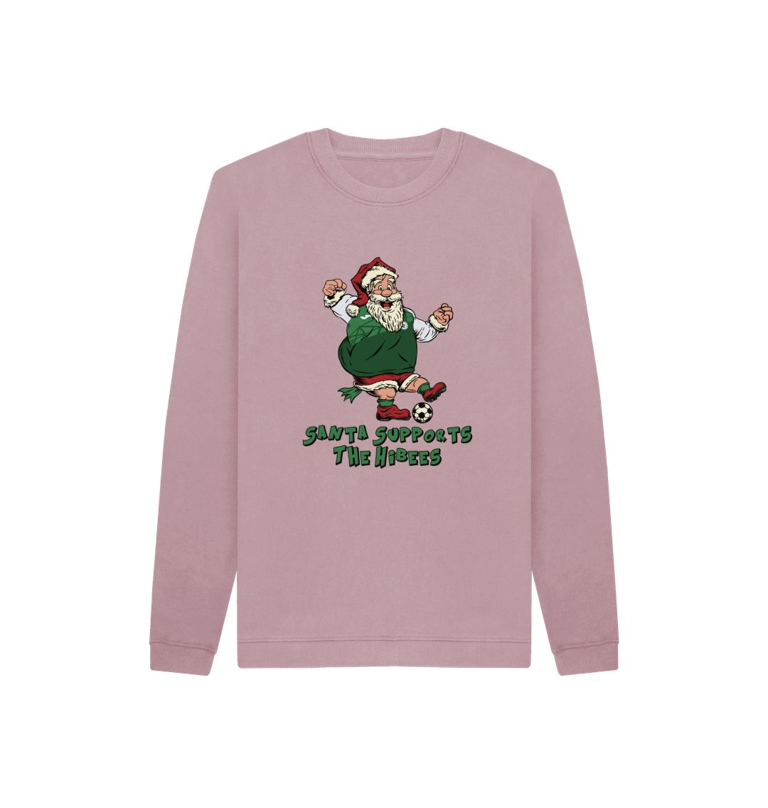 Mauve Hibernian Kids Santa Jumper