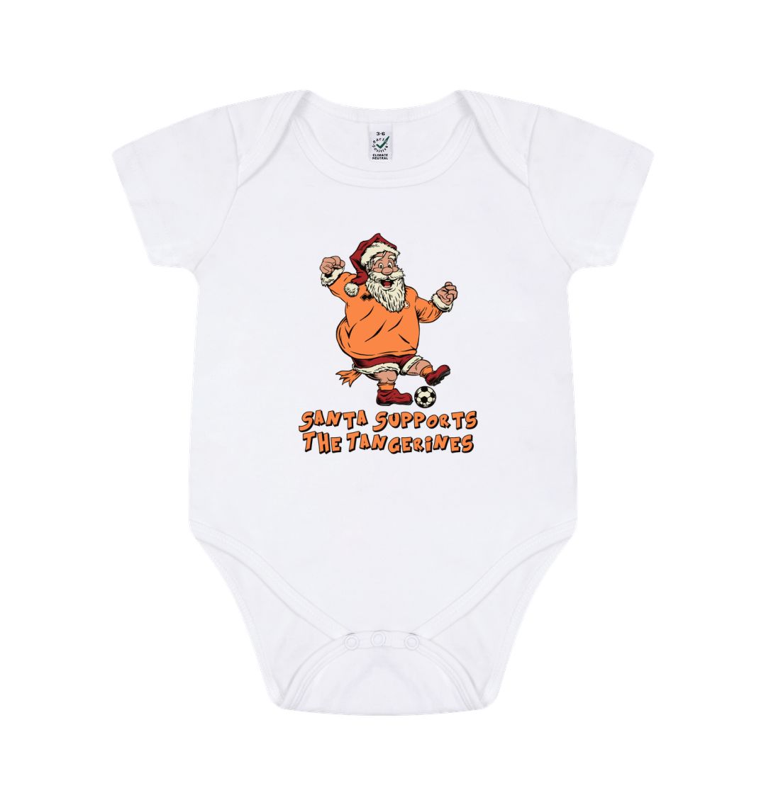 White Dundee United Baby Grow