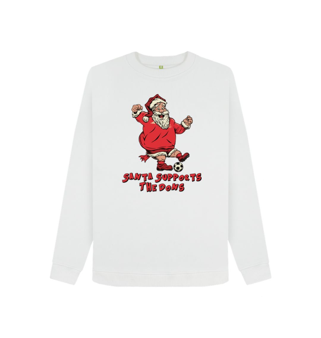 White Aberdeen Women's Santa Jumper