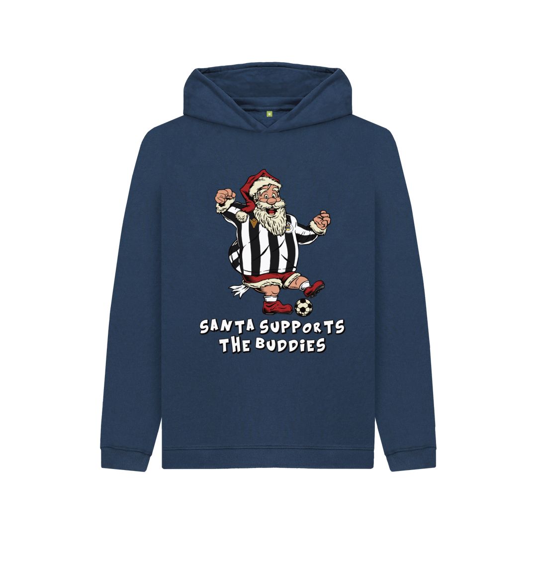 Navy Blue St Mirren Kids Santa Hoody