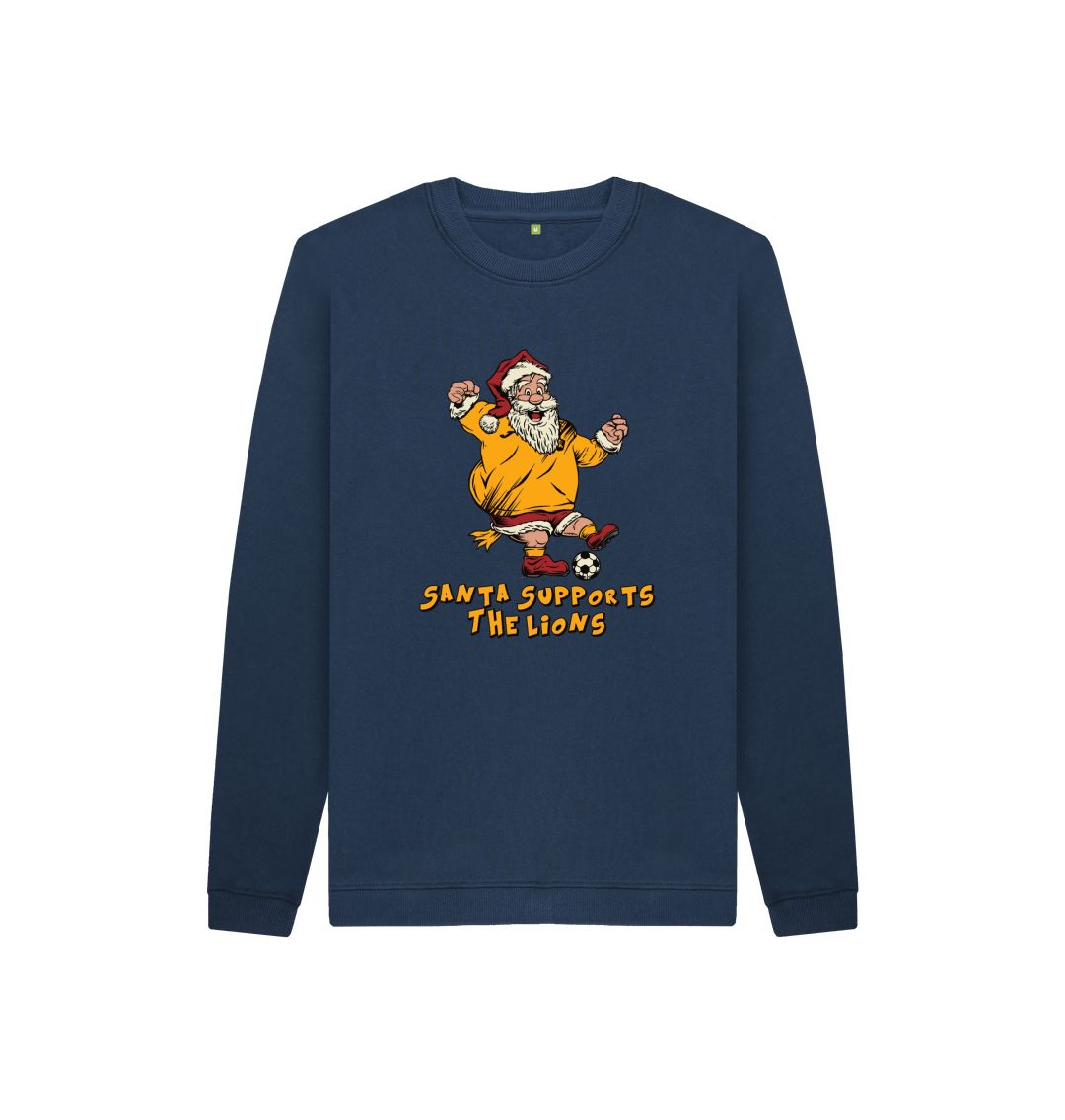 Navy Blue Livingston Kids Santa Jumper