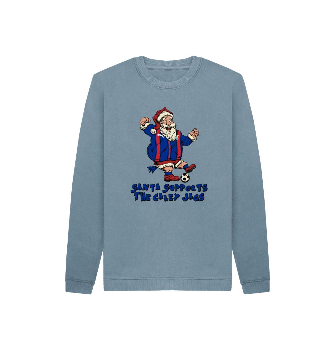 Stone Blue Inverness Kids Santa Jumper