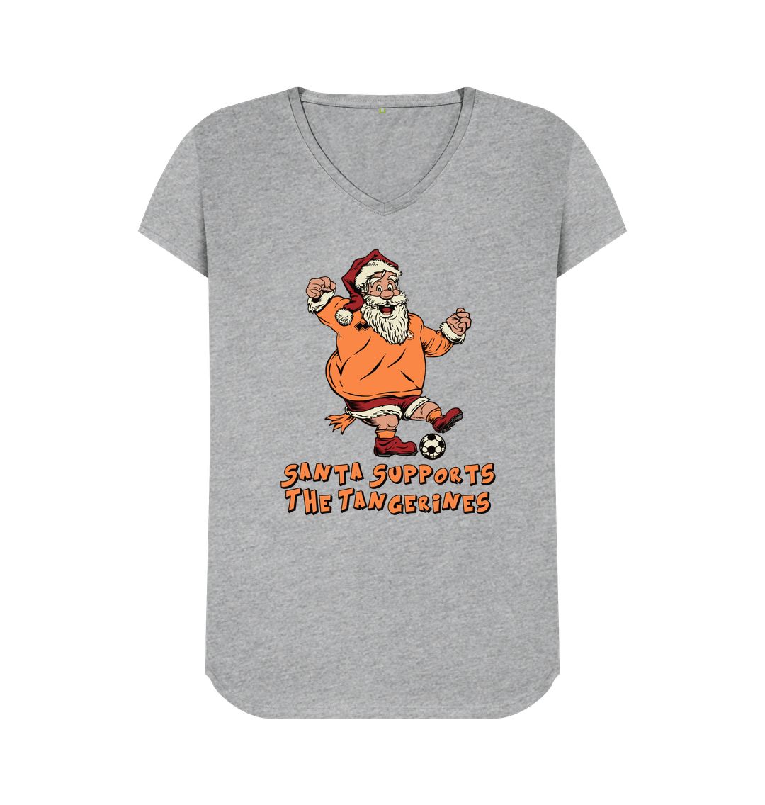 Athletic Grey Dundee United Woman's V-neck T-shirt