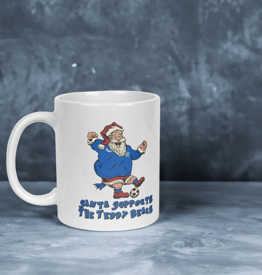 Rangers FC Christmas Santa Mug