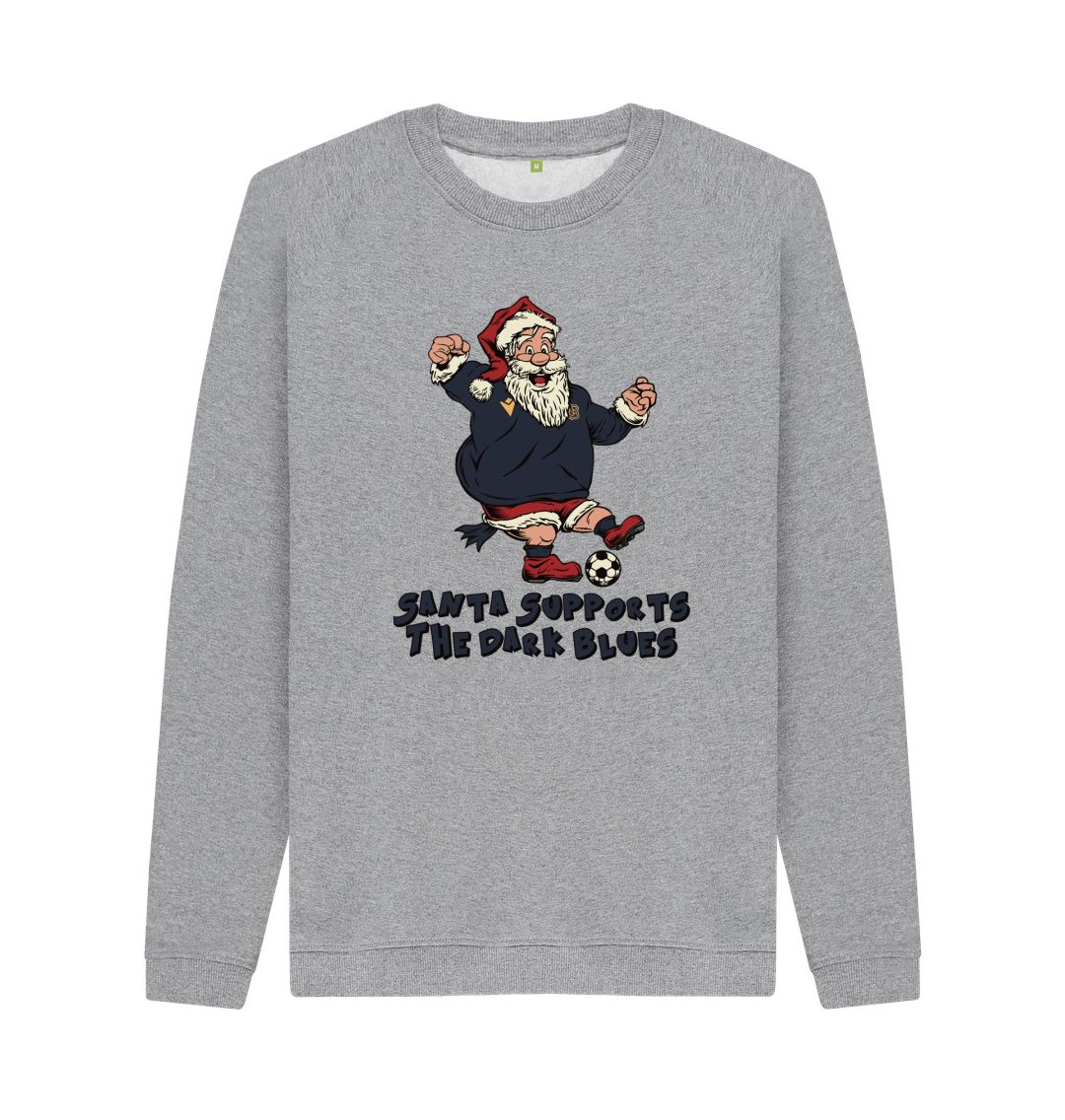 Light Heather Dundee FC Men's Santa Jumper