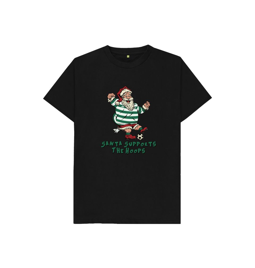 Black Celtic Kids Santa T-shirt